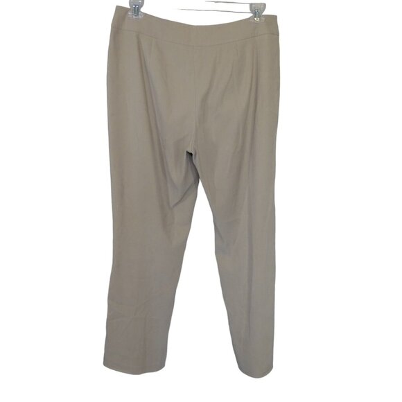 Studio C Dress Pants Women Size 12 Tan Career No Pockets - Picture 2 of 4